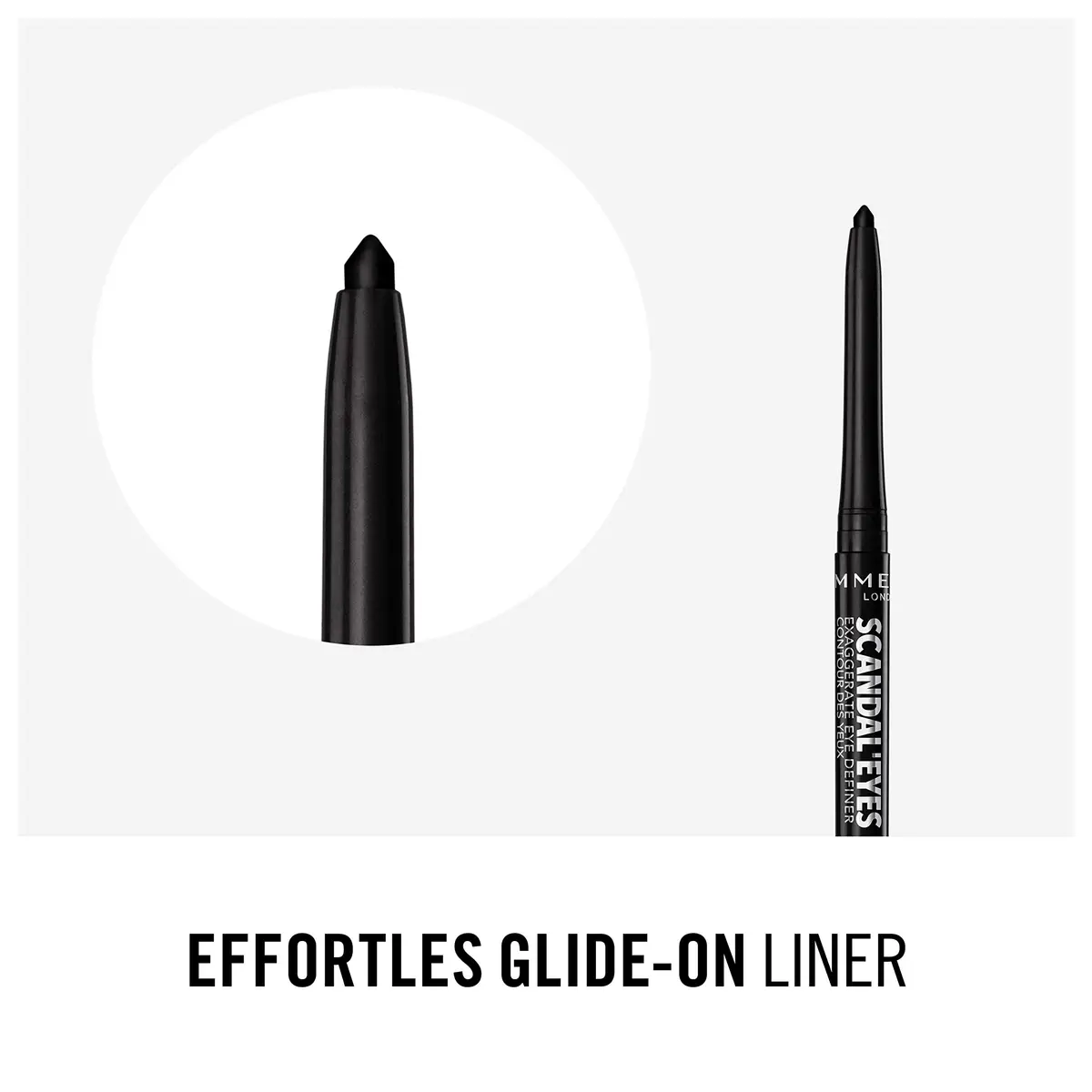 Rimmel Scandaleyes Exaggerate Eye Definer, 001 Intense Black | Waterproof, 24-Hour Smudge-Proof Eyeliner Pen - view 7