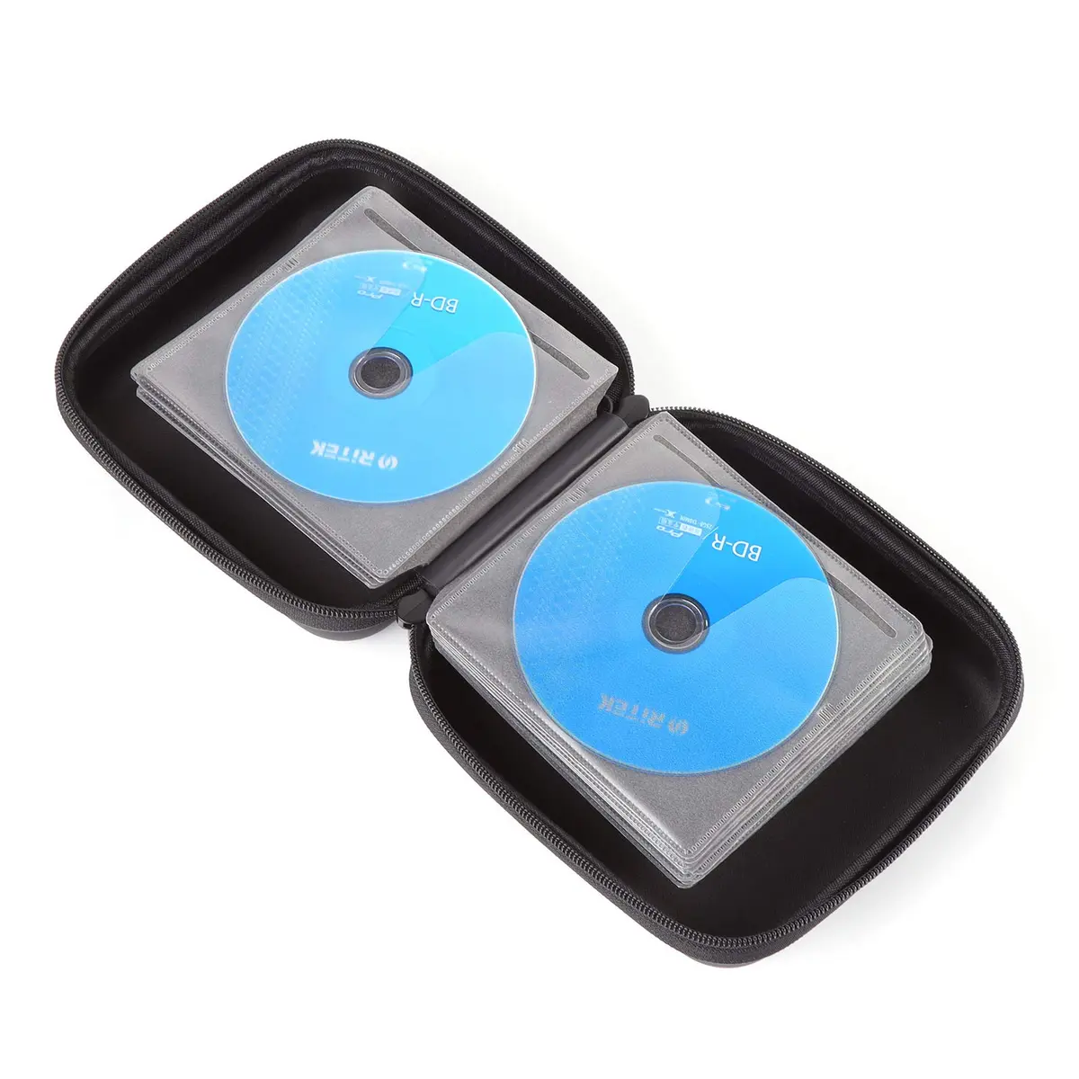 alavisxf xx CD Case, 48 Capacity Protective Zipper Disc Wallet for Car | Compact, Durable & Portable - view 5