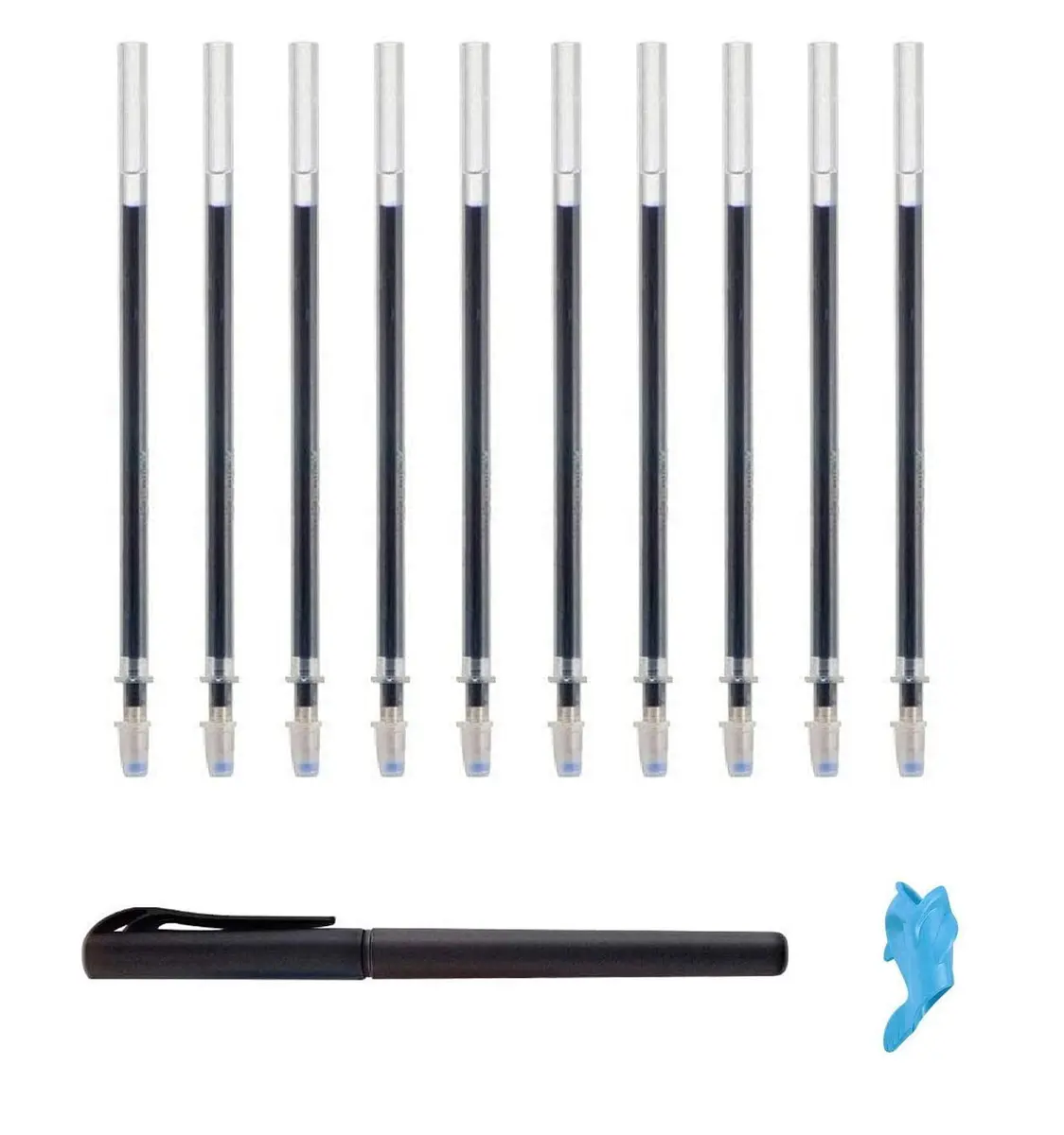 YOUFU Disappearing Ink Pens for Kids | Auto Fade & Water Erasable, 10 Refills, Safe Plastic, Blue Ink, Classic Design - main product image