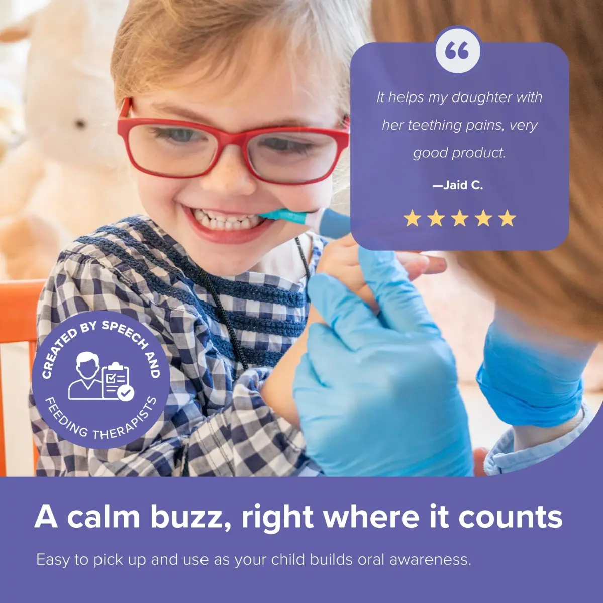 TalkTools Sensi Sensory Therapy Tool Ocean Blue | Speech & Feeding Aid for Autism, ADHD - view 5