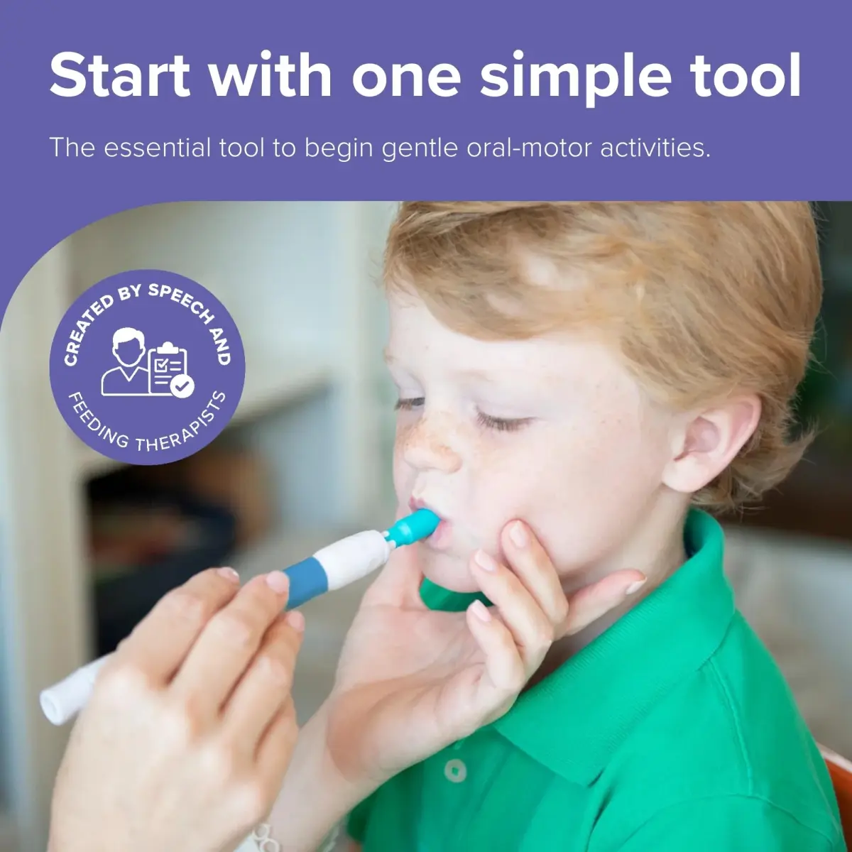 TalkTools Sensi Sensory Therapy Tool Ocean Blue | Speech & Feeding Aid for Autism, ADHD - view 2