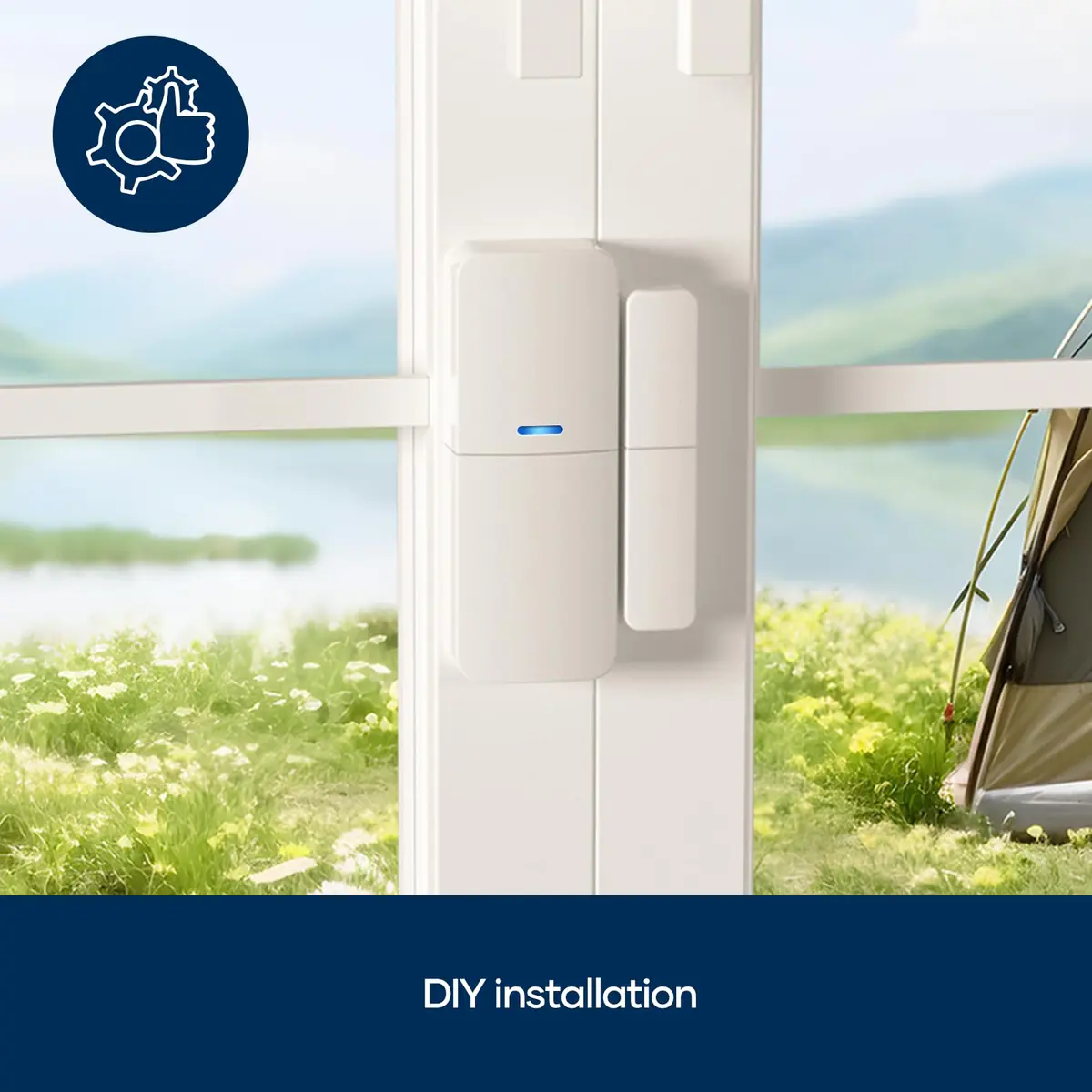 tolviviov Wireless Entry Sensor Pack of 1 | Compatible with tolviviov Home Security System - view 5
