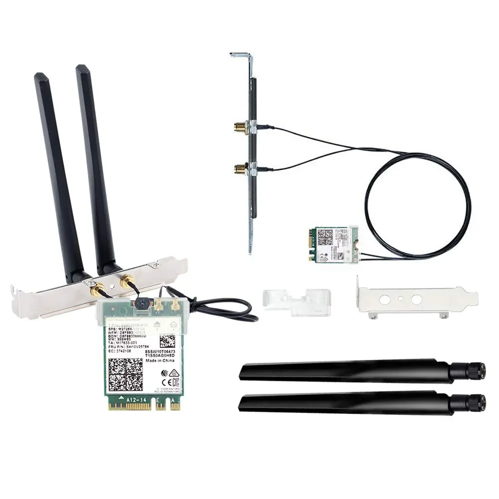 REKONG AX210 WiFi 6E M.2 Desktop Card 5400Mbps 6GHz | High-Speed Wireless Adapter - main product image