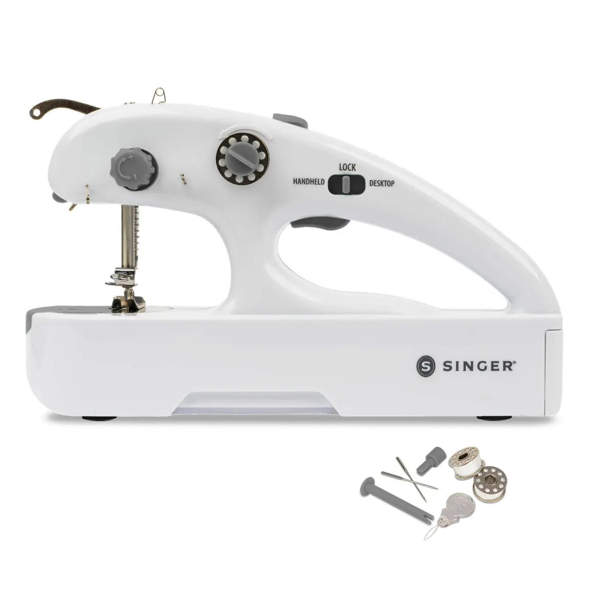 SINGER Stitch Quick+ Portable Cordless Mending Machine Bundle | Two-Thread Stitching, 39-Piece Accessory Kit - main product image