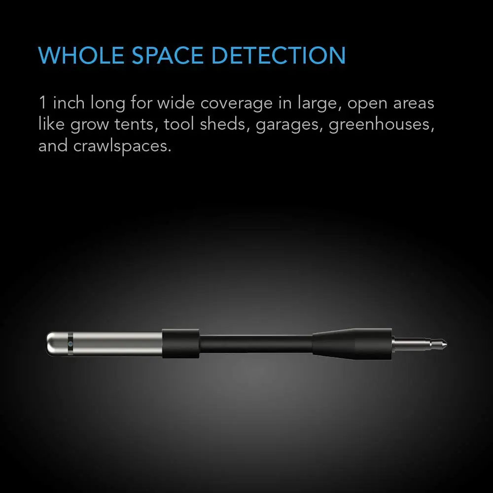 AC Infinity Controller Sensor Probe Stainless Steel 1" Climate Detector | Precise Temp & Humidity Readings - view 3