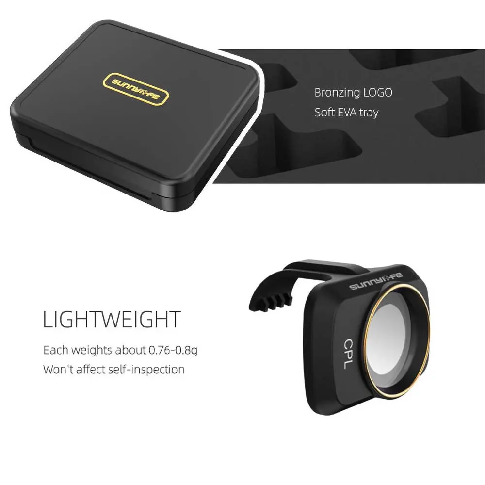 GLOBACT Len Filter for DJI Mini 4K/2/Mavic/SE/2 SE CPL UV ND4 ND8 ND16 ND32 | Camera Lens Filter Set for DJI Drones - view 5