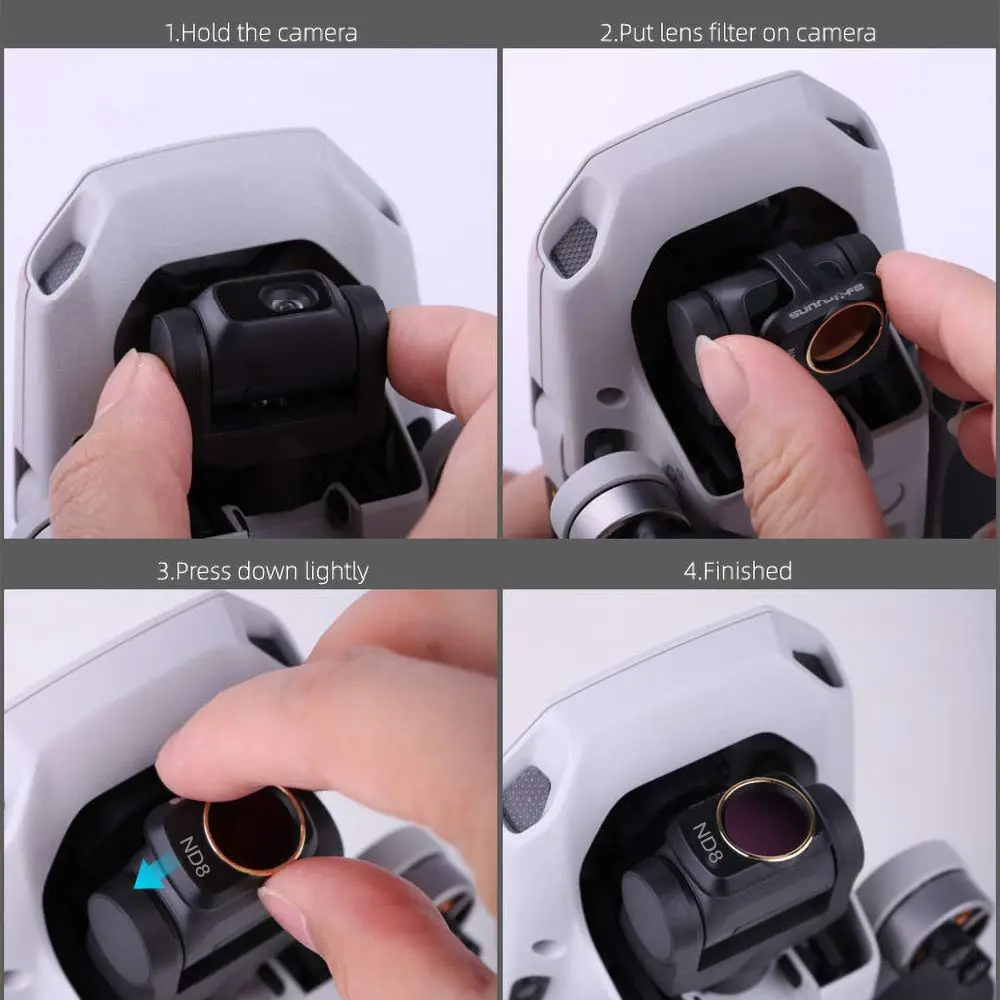 GLOBACT Len Filter for DJI Mini 4K/2/Mavic/SE/2 SE CPL UV ND4 ND8 ND16 ND32 | Camera Lens Filter Set for DJI Drones - view 9