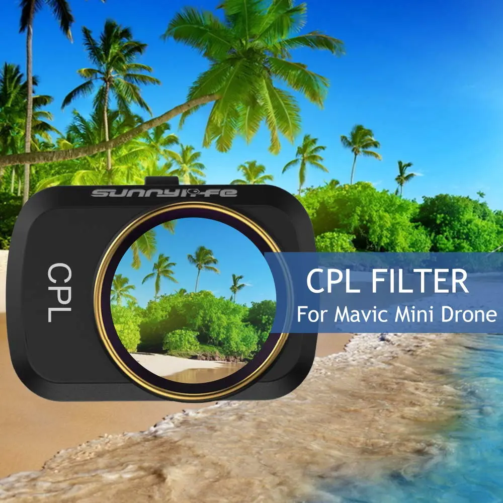 GLOBACT Len Filter for DJI Mini 4K/2/Mavic/SE/2 SE CPL UV ND4 ND8 ND16 ND32 | Camera Lens Filter Set for DJI Drones - view 4