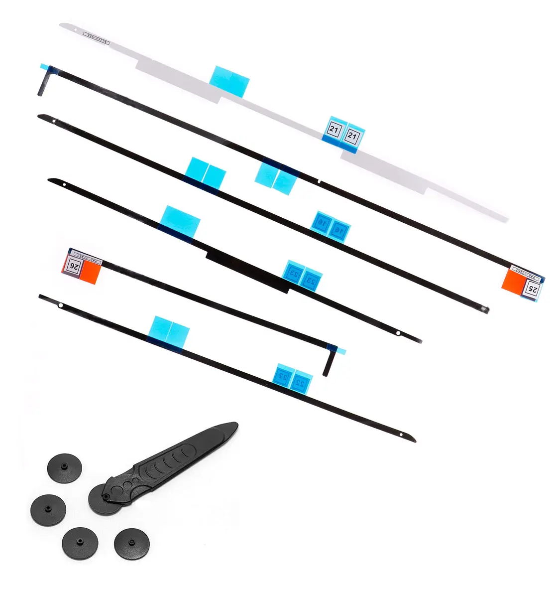 LeFix Replacement Very High Bond(VHB) Display Adhesive Tape Kit+Opening Cut Wheel Tool Kit for iMac (Retina 5K, 27-inch, 2017) | iMac (Retina 5K, 27-inch, 2019) - main product image