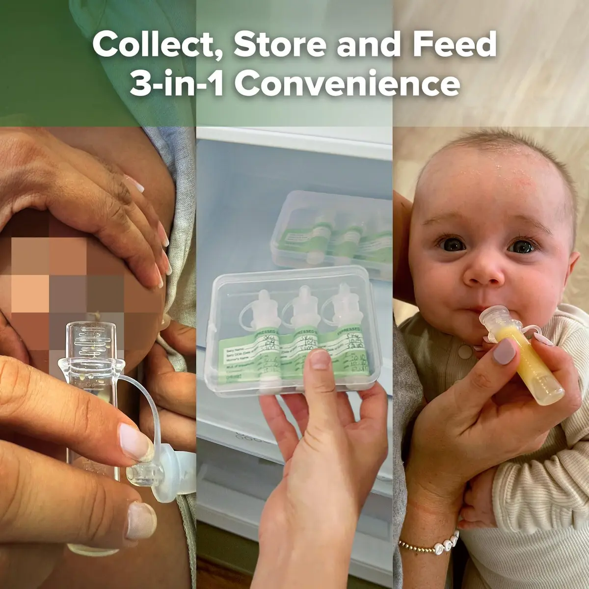 haakaa Colostrum Collector Kit 4ml 6 Count | Award-Winning Original Design - view 3