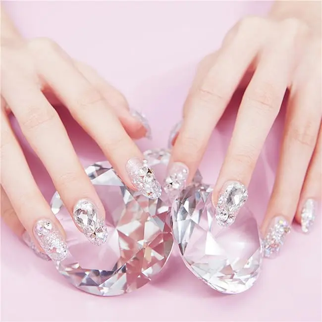 Hiziwimi 60mm (2.36 in) Crystal Diamond Paperweight with Stand | Clear K9 Crystal - view 5
