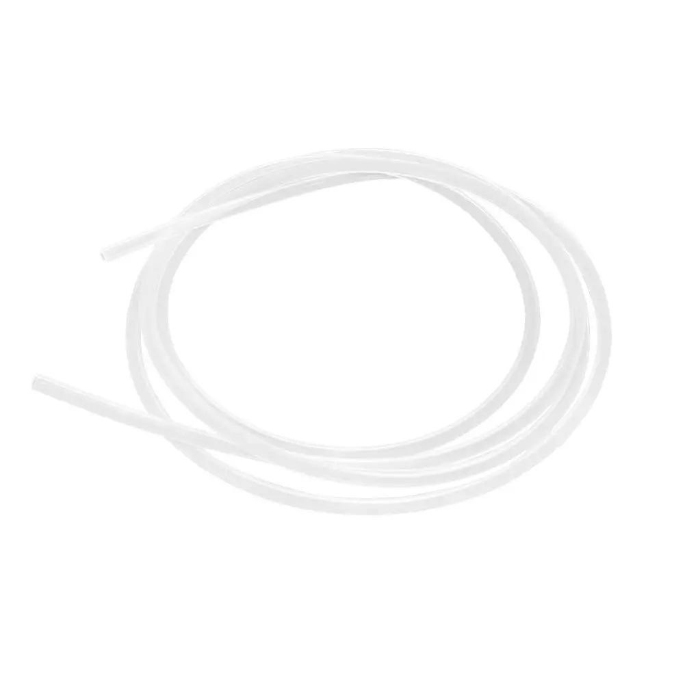 Hooshing Silicone Tubing 1mm ID x 2mm OD x 6.1m (20 Ft) Clear | Food Grade Flexible Rubber Hose for Brewing & Water Transfer - main product image