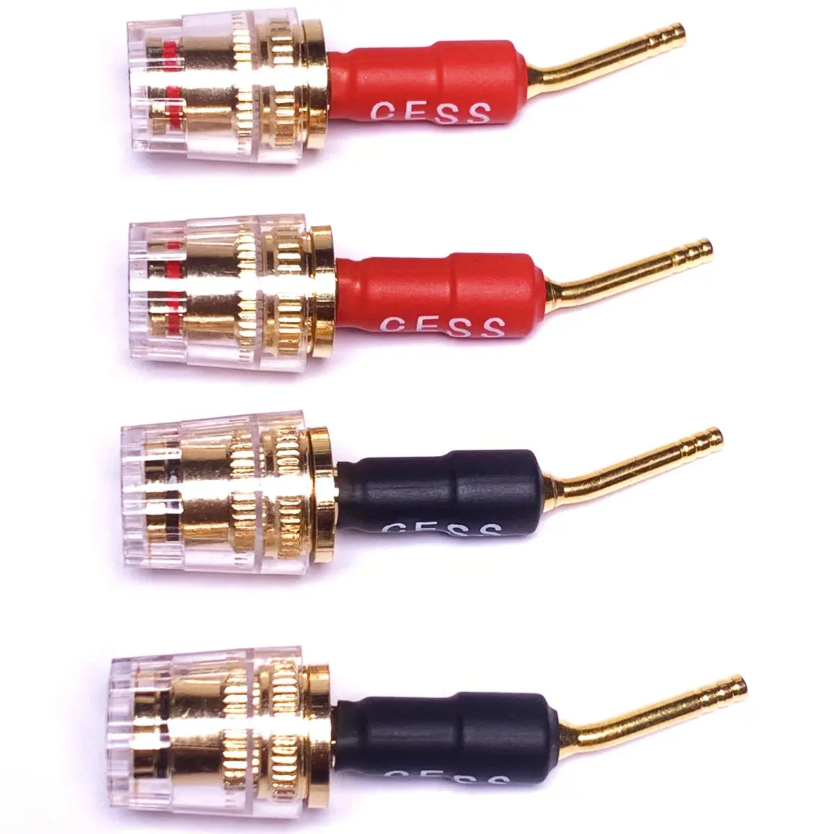 CNCESS Pin Banana Plug to 4mm Female Banana Jack (Screw-Type to 4mm) | Secure Speaker Wire Connection - view 2
