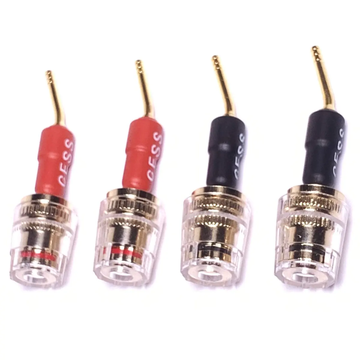 CNCESS Pin Banana Plug to 4mm Female Banana Jack (Screw-Type to 4mm) | Secure Speaker Wire Connection - view 4