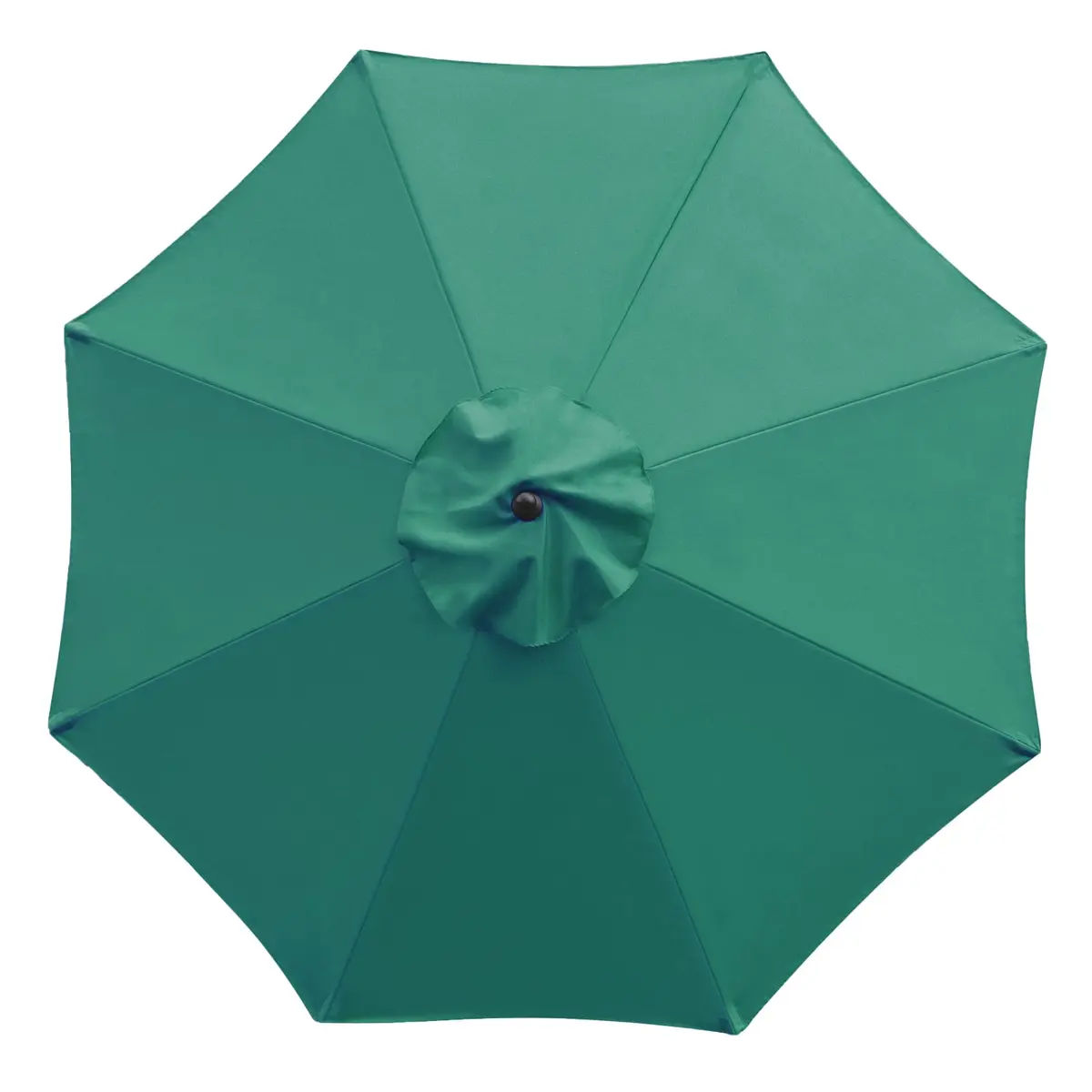 Sunnyglade 9ft Patio Umbrella Replacement Canopy for 8 Ribs Dark Green | Universal Wind Vent & Sun-Protective Polyester - main product image