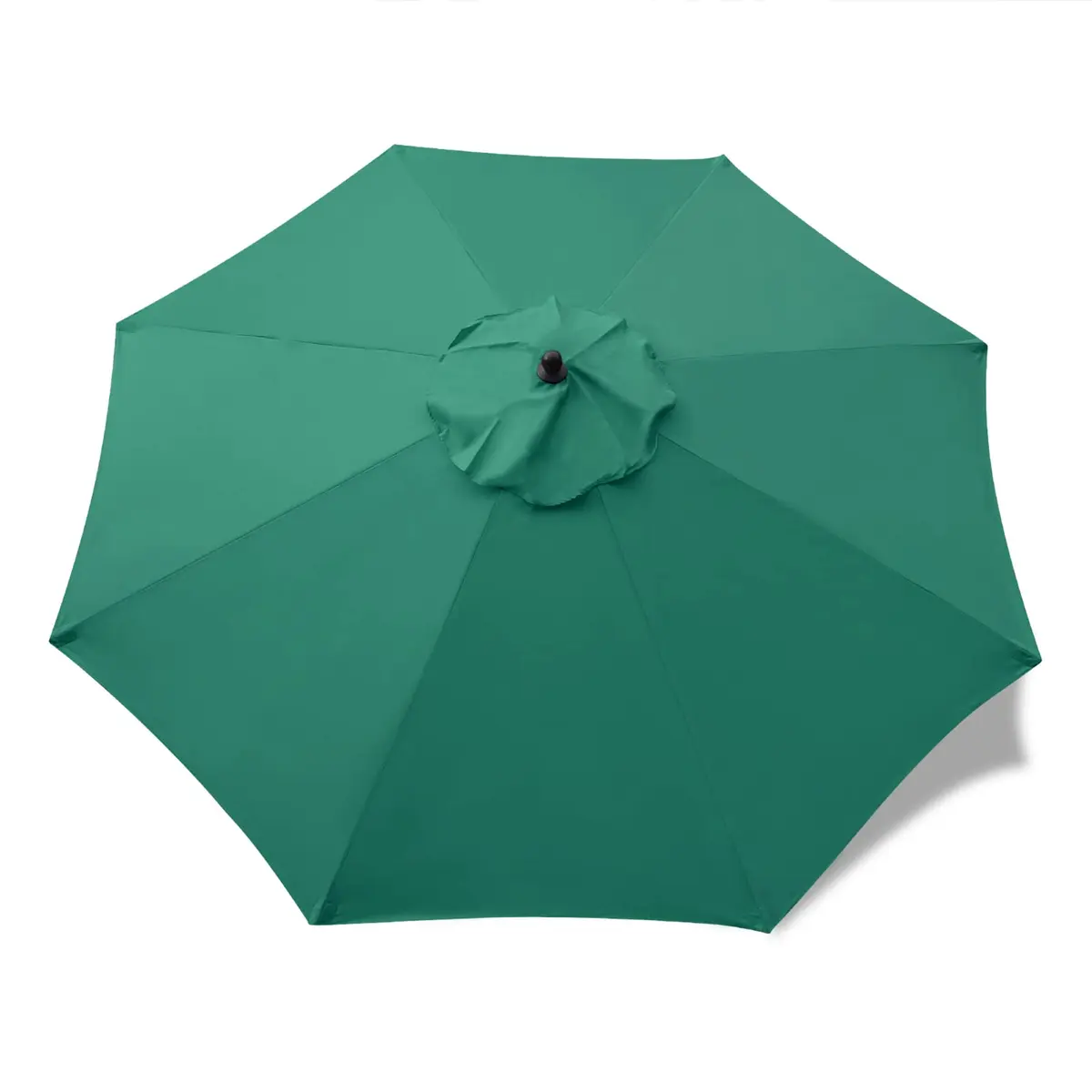 Sunnyglade 9ft Patio Umbrella Replacement Canopy for 8 Ribs Dark Green | Universal Wind Vent & Sun-Protective Polyester - view 5