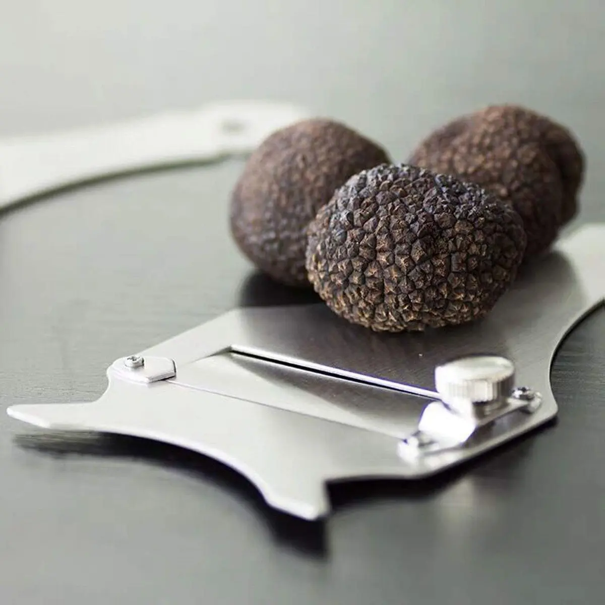 Wenplus Professional Stainless Steel Truffle Slicer with Adjustable Blade, Truffle Cutter Cheese Scraper Chocolate Shaver Vegetable Peeler (16.5 cm) - view 4