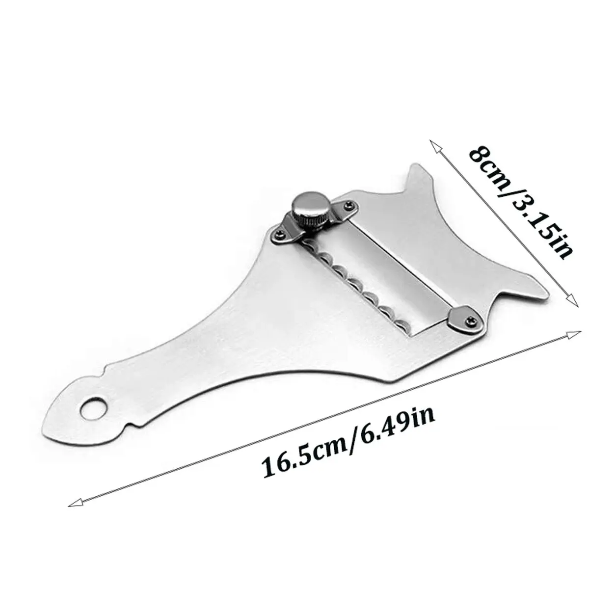 Wenplus Professional Stainless Steel Truffle Slicer with Adjustable Blade, Truffle Cutter Cheese Scraper Chocolate Shaver Vegetable Peeler (16.5 cm) - view 2