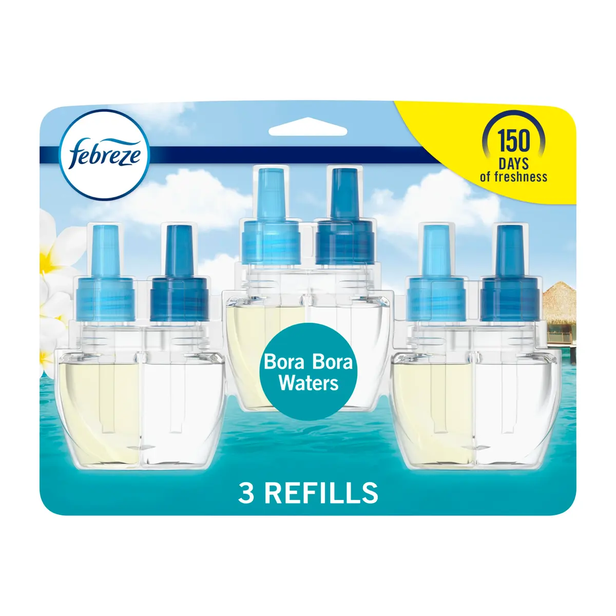 Febreze Fade Defy Plug Air Freshener Refill Bora Bora Scent 25ml (0.87 Fl Oz) | Odor Fighting Plug Air Freshener - main product image