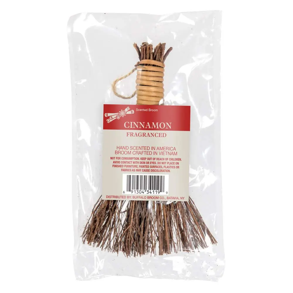 BUFFALO BROOMS 3 INCH Cinnamon Broom | Compact, Lightweight & Portable for Easy Floor Sweeping - main product image