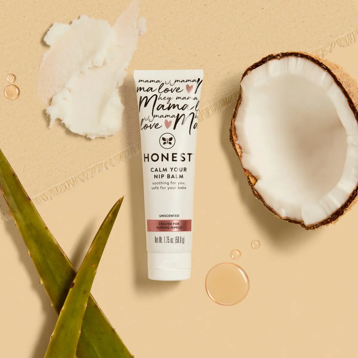 The Honest Company Nipple Balm 50ml (1.75 fl oz) | Soothing Relief for Breastfeeding Moms - view 3