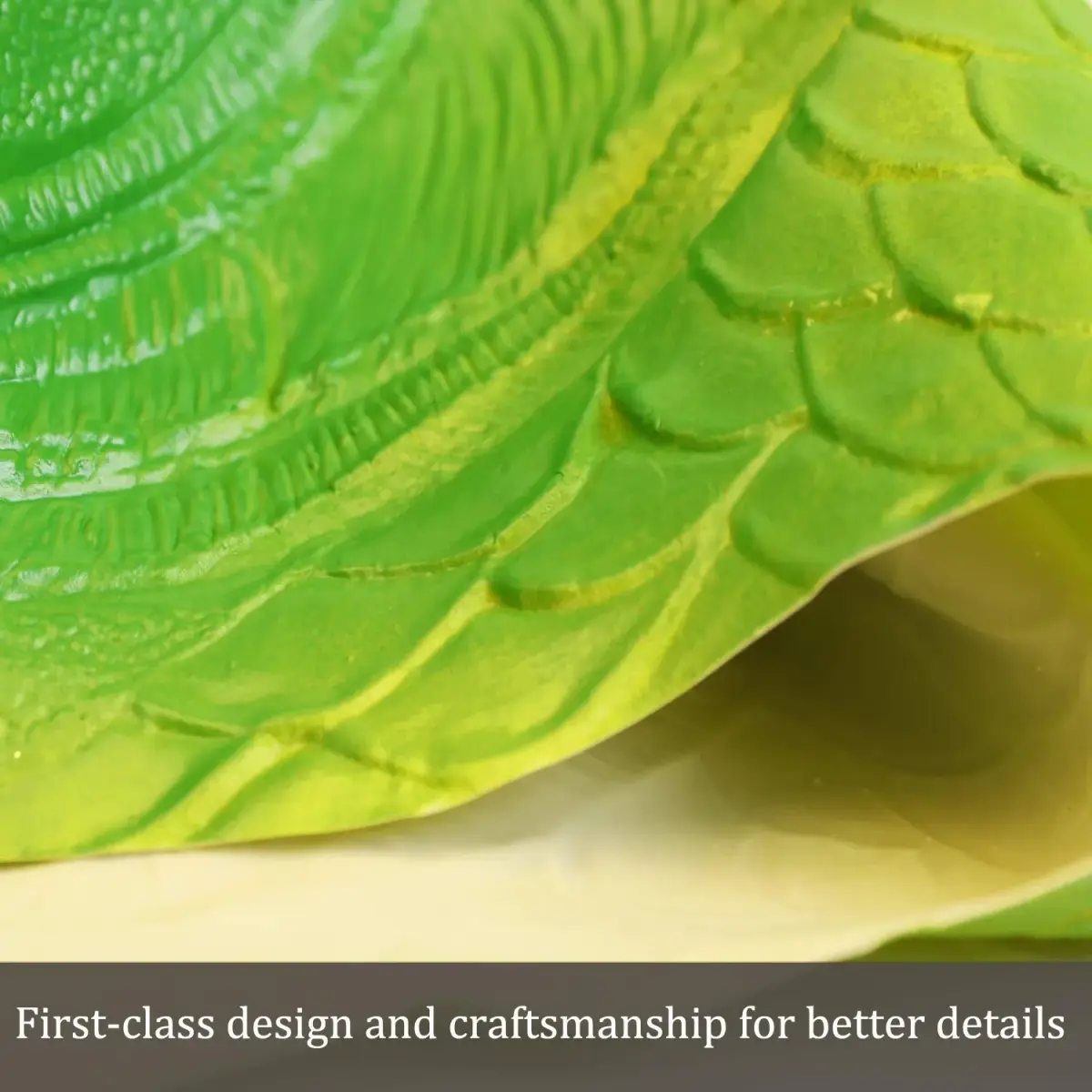 AQKILO Green Fish Mask for Adults, Natural Latex Sea Creature Full Head Mask | Vivid Sea Creature Profile - view 6
