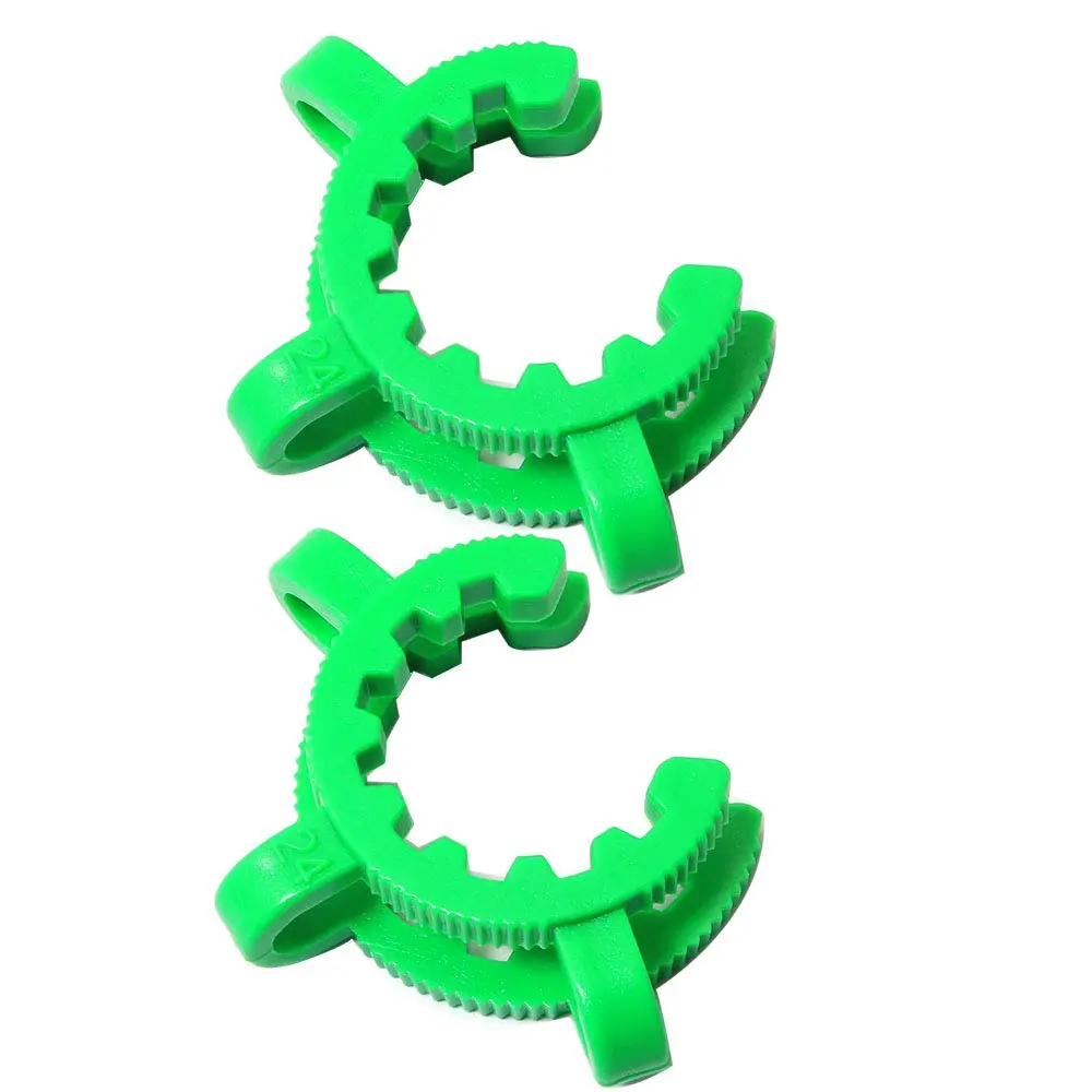 PZRT Plastic Joint Clips Set 8pcs (14mm, 19mm, 24mm, 29mm) | Lab Keck Clamp for Glass Ground Joints - view 4