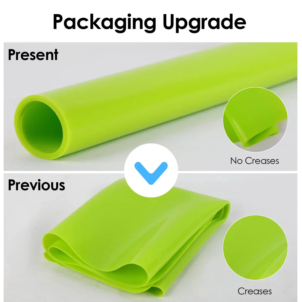 QPIX DIGITAL Extra Large Silicone Craft Mat 60cm x 40cm (23.6''x15.7'') | Heat Resistant Baking & Dining Table Protector - view 7