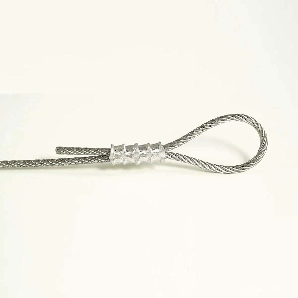 HIGOOD Aluminum Crimping Loop Sleeve for 3/32" Diameter Wire Rope and Cable | Strong, US-Standard, Economical - view 7