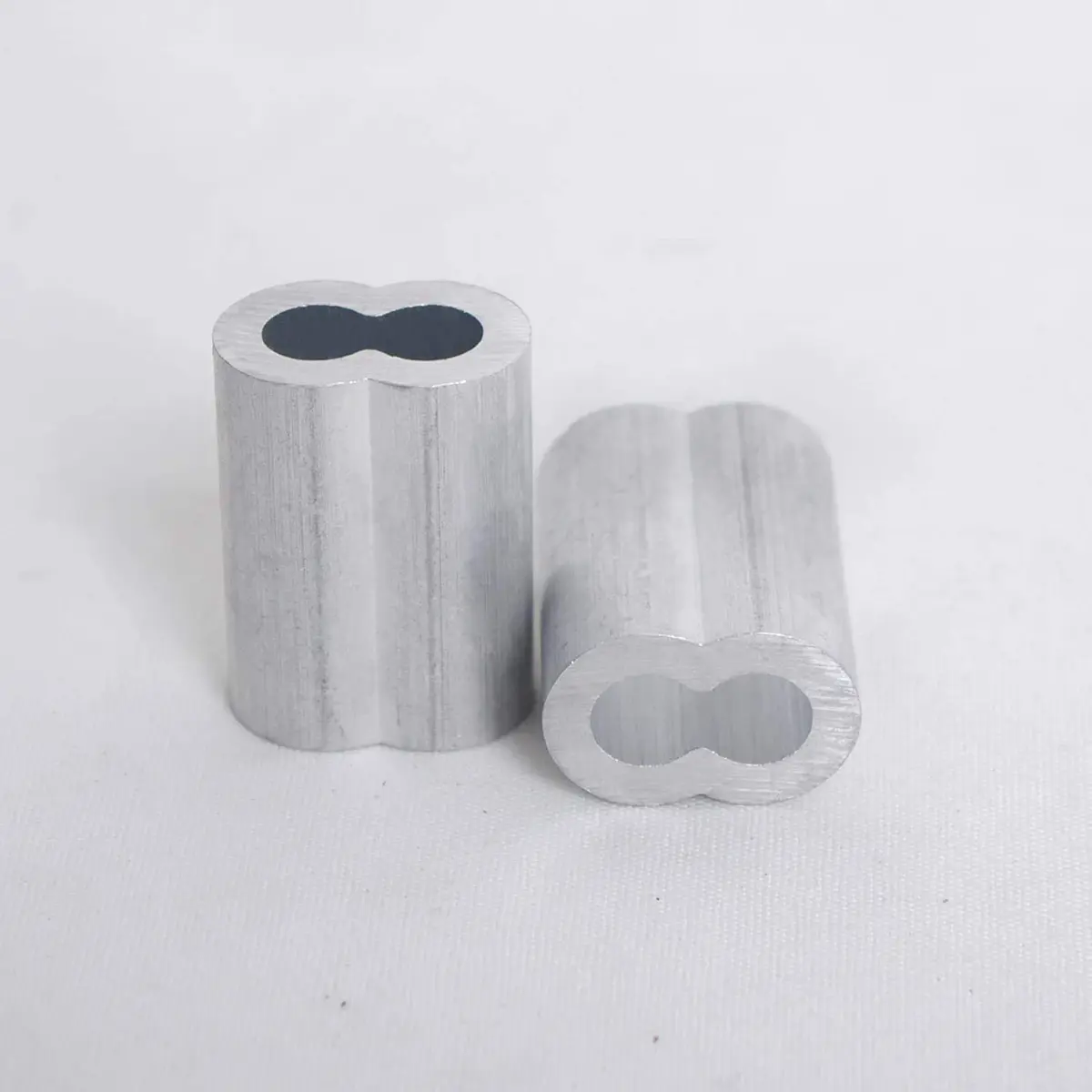 HIGOOD Aluminum Crimping Loop Sleeve for 3/32" Diameter Wire Rope and Cable | Strong, US-Standard, Economical - view 2
