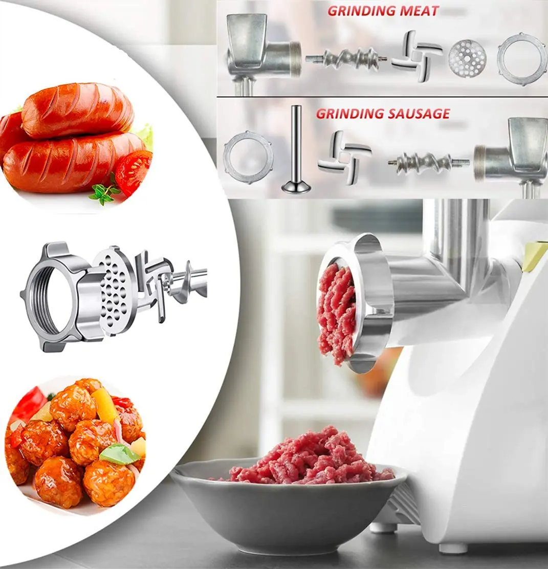 MIZORLIE Size 5 Meat Grinder Blade Stainless Steel 48mm Diagonal (2-Pack) | Sharp Replacement for Grinders & Mixers - view 4