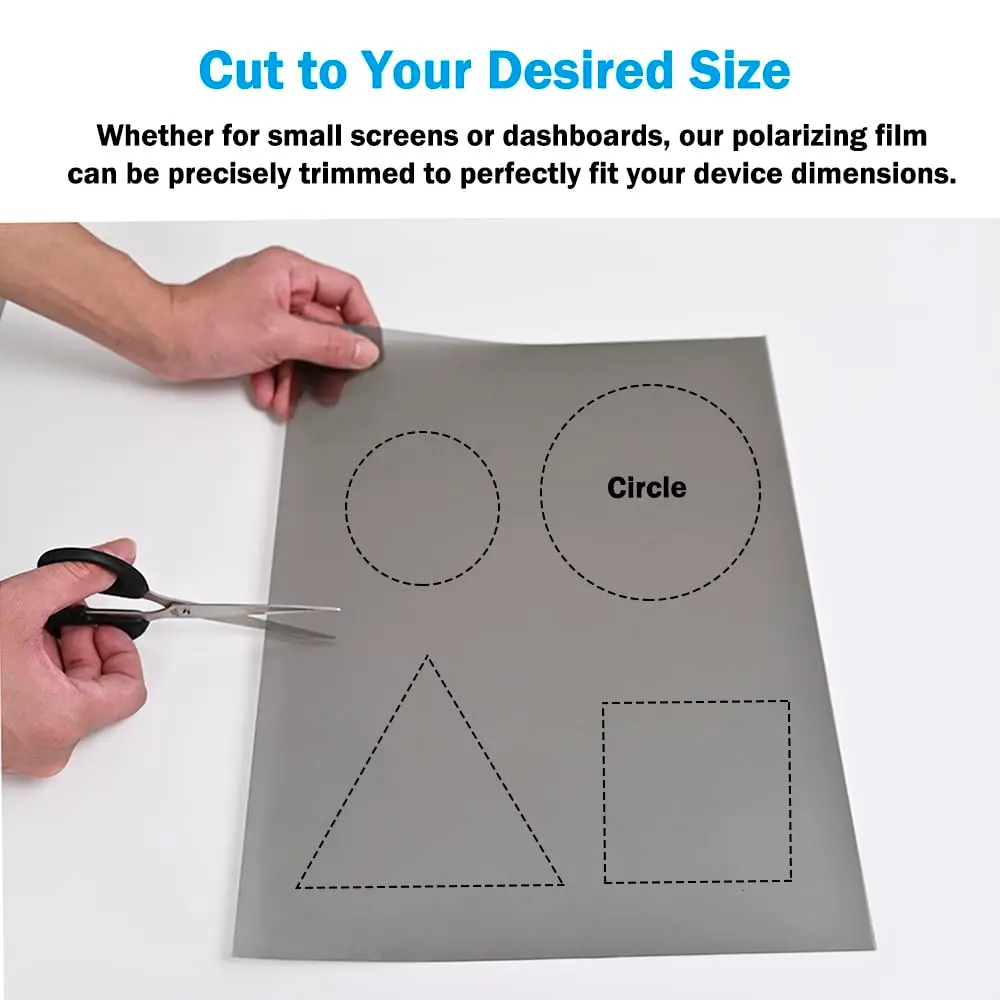 RENIAN Polarized Film Sheets 3 PCS 20x30cm | Demonstrates Polarization & Reduces Glare - view 6