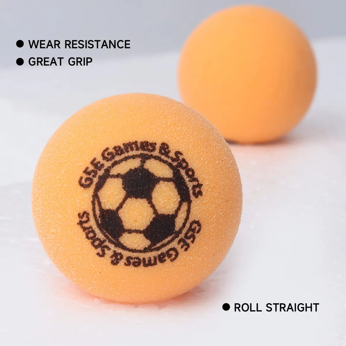 GSE Games & Sports Expert Orange Recreation Ball | 35mm Foosball Replacement Balls, 3-Pack - view 4