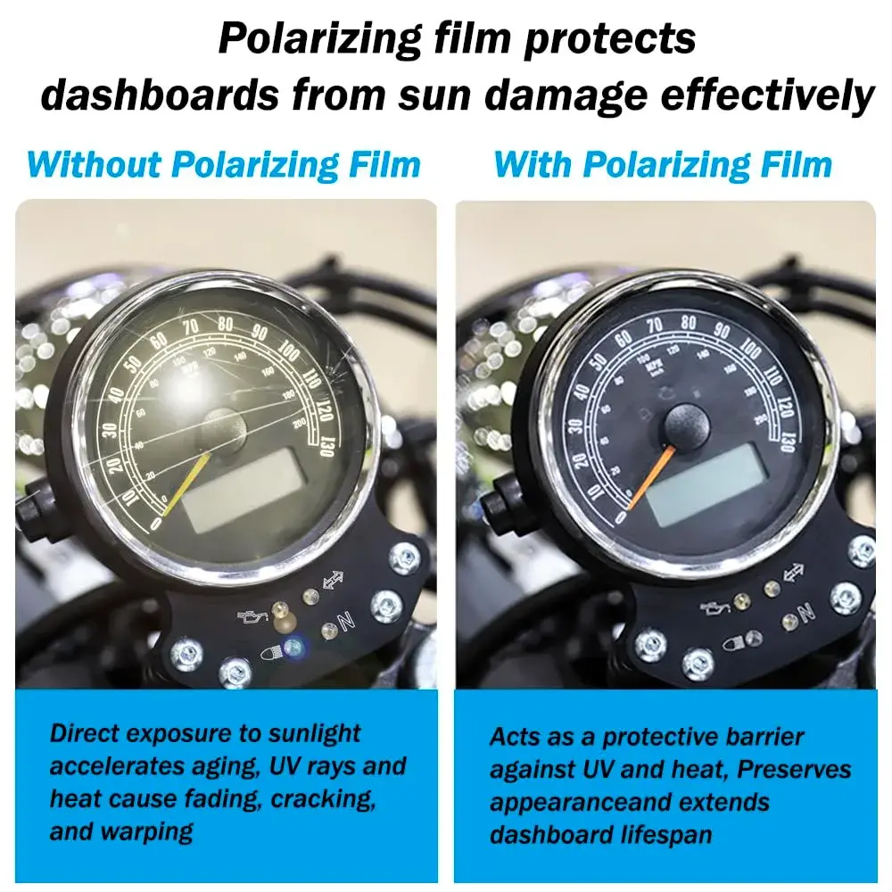 RENIAN Linear Polarizing Film Sheets 20x30cm (7.8x11.8 inches) | Adhesive Filter for LCD Screens - view 4