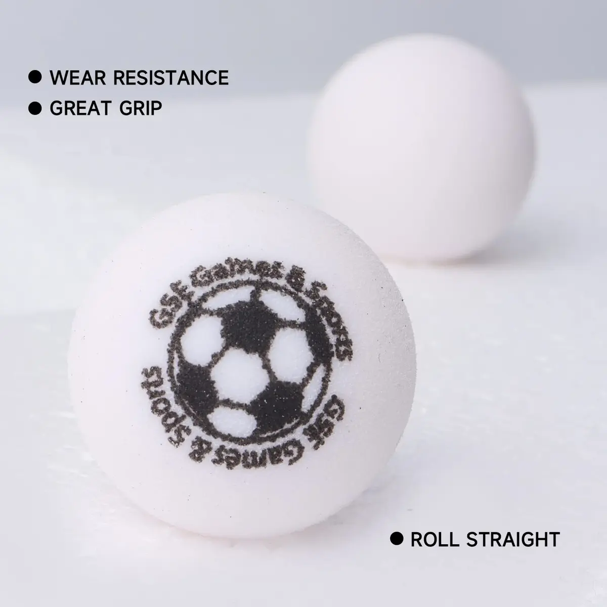 GSE Games & Sports Expert Foosball Replacement Balls, 35mm (1.38"), White, 3-Pack | Premium Urethane for Tournament & Home Use - view 4