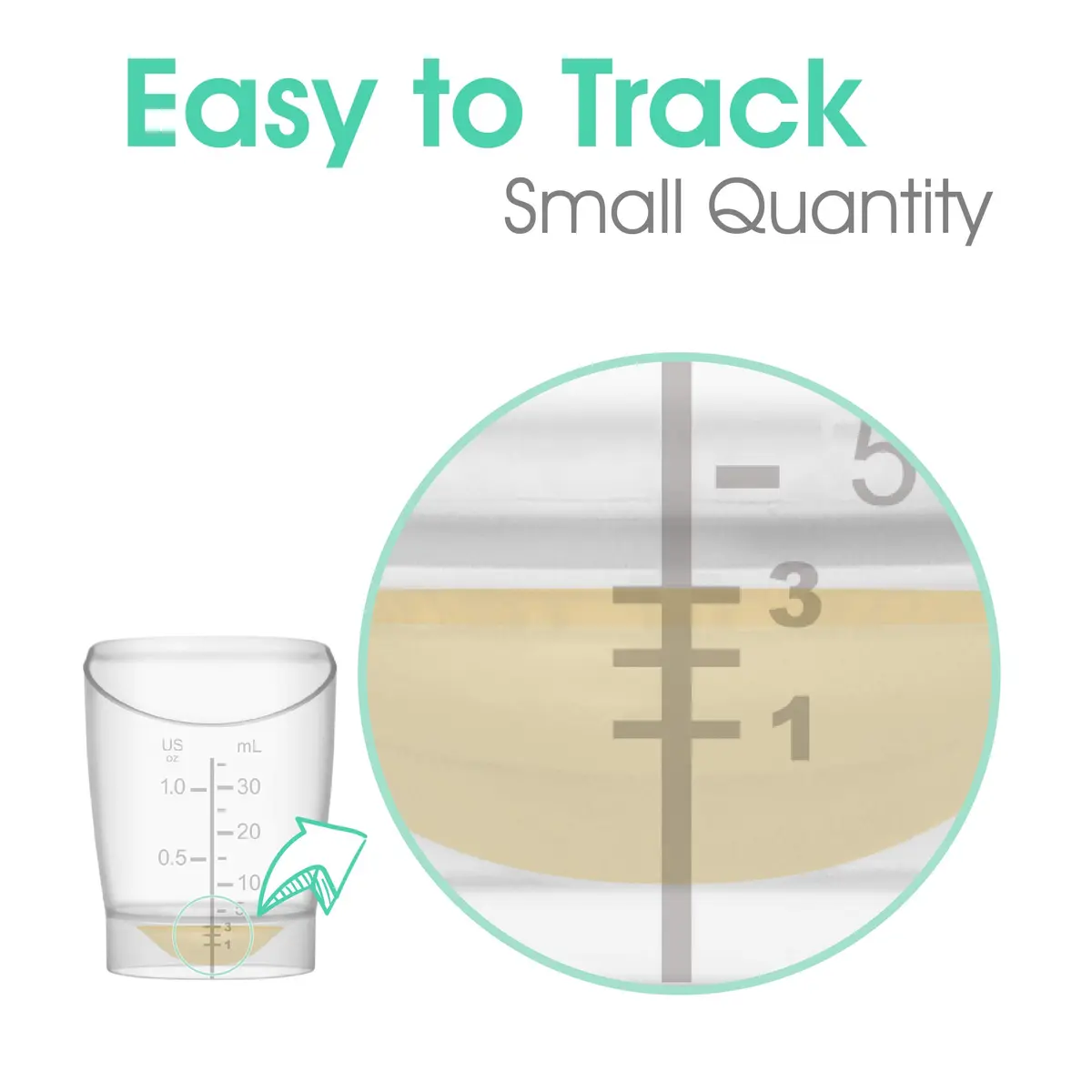 Maymom Baby Feeding Cup 1 oz | Reusable & Disposable Infant Milk Collection Cup - view 3