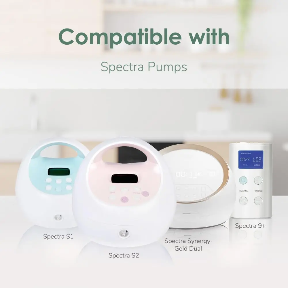 Maymom Replacement Duckbill Valves & Silicone Membranes for Spectra Pumps (8 Valves, 4 Membranes) | BPA-Free, FDA Registered - view 3