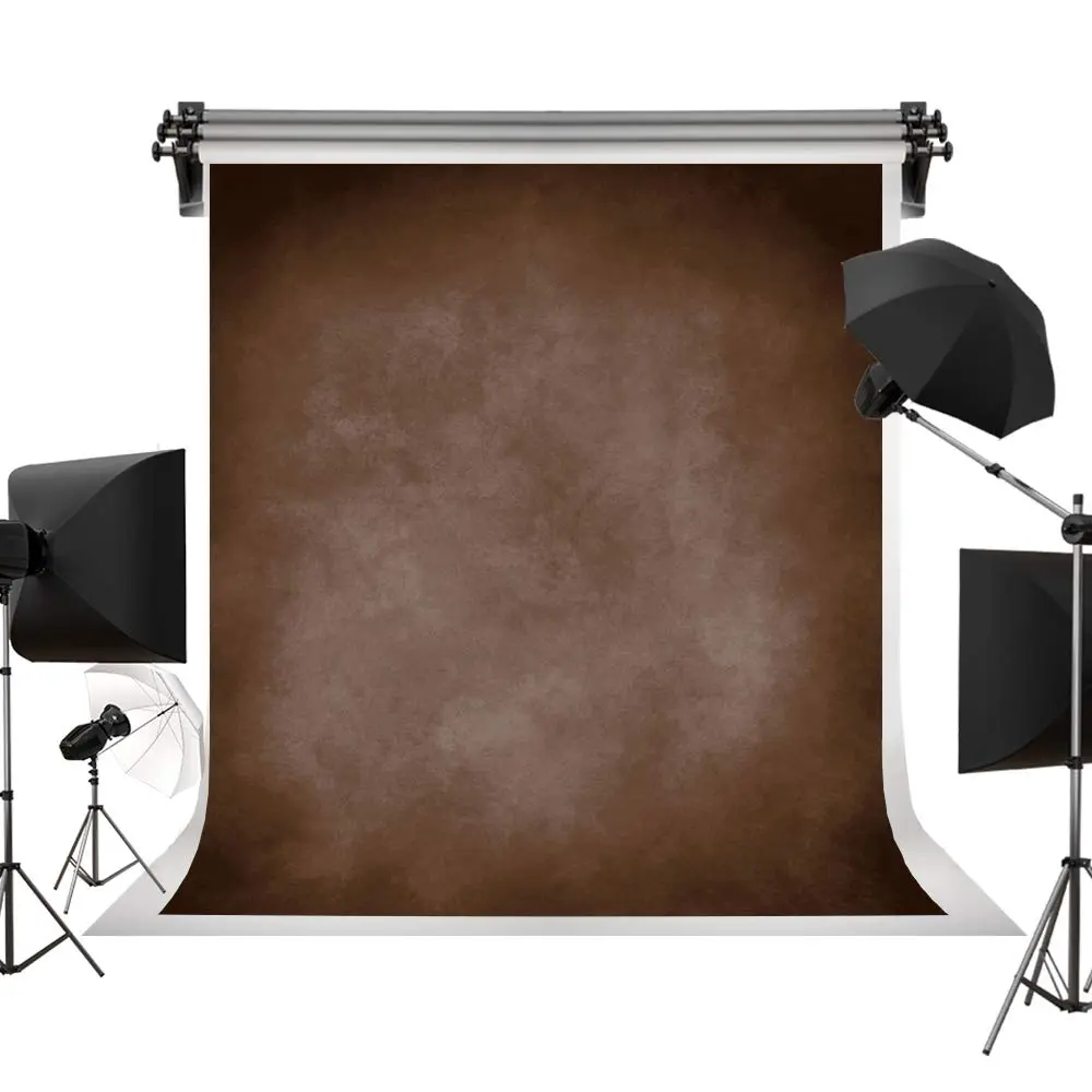 Kate 5x7ft Brown Portrait Backdrop Vintage Brown for Photography Studio | Seamless Microfiber - main product image