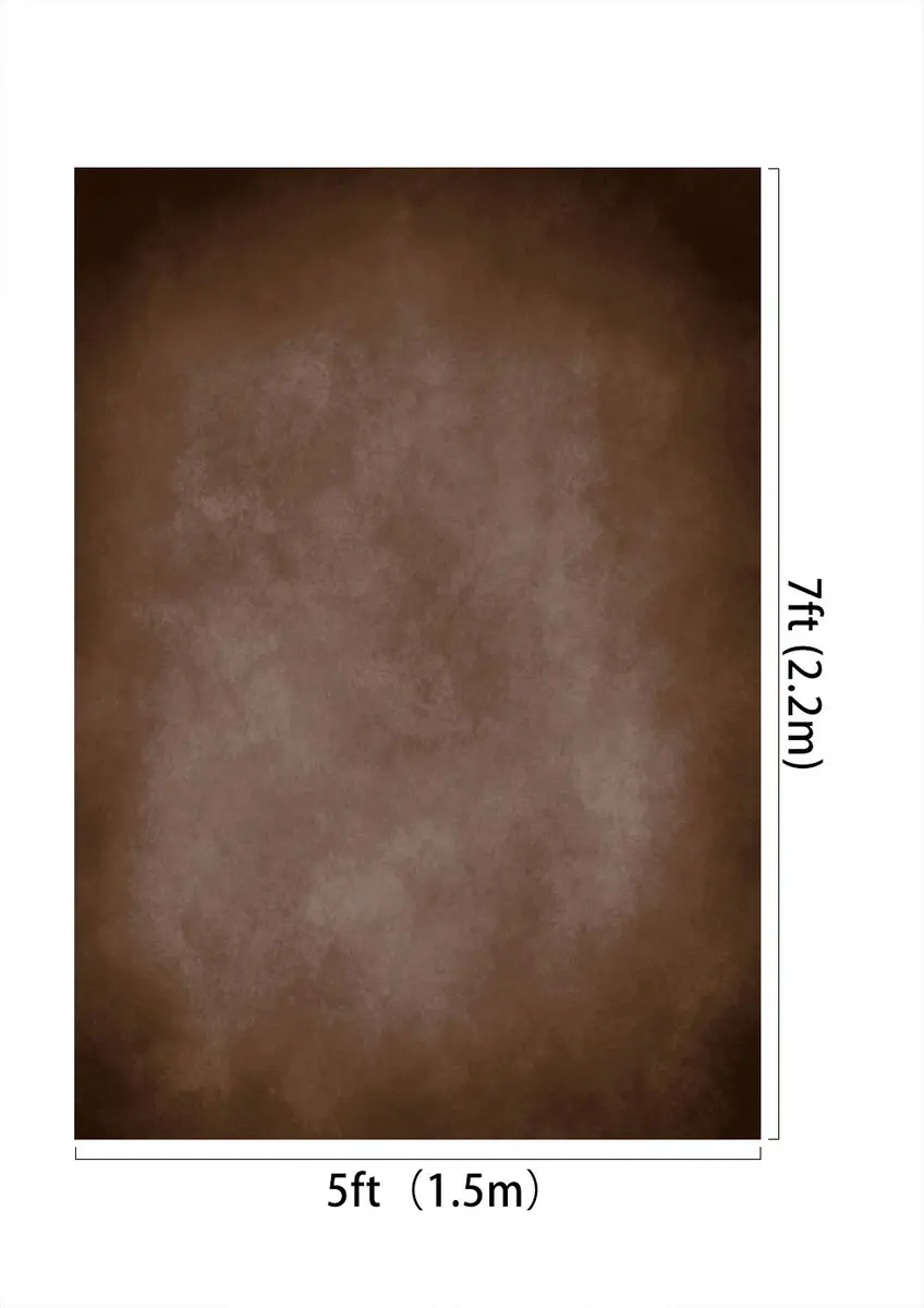 Kate 5x7ft Brown Portrait Backdrop Vintage Brown for Photography Studio | Seamless Microfiber - view 2