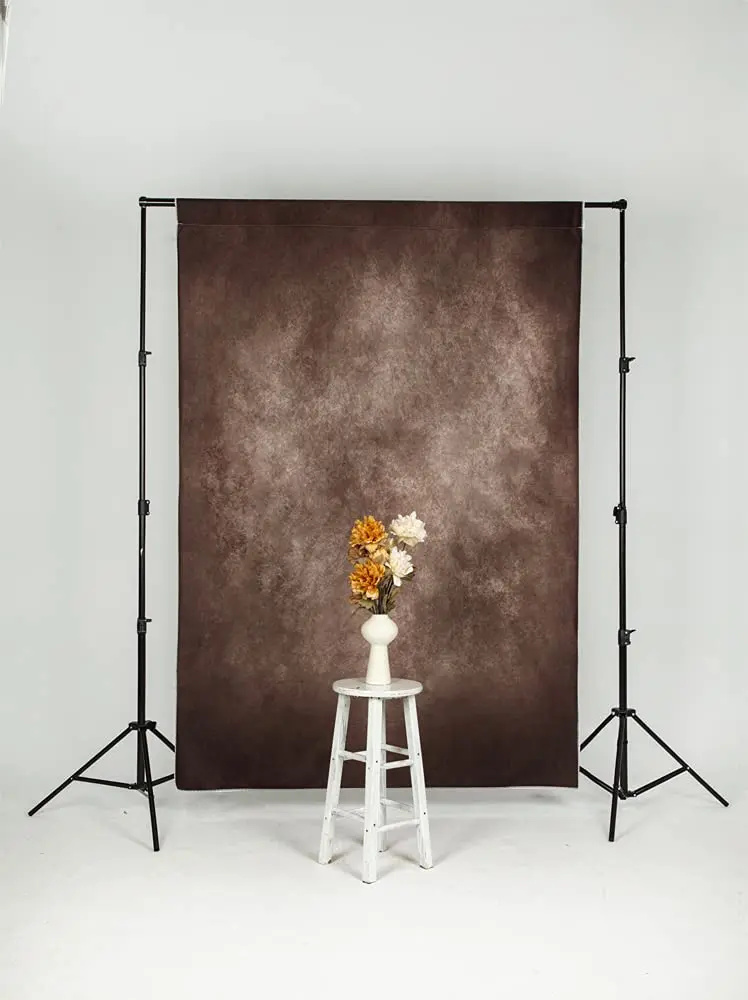 Kate 5x7ft Brown Portrait Backdrop Vintage Brown for Photography Studio | Seamless Microfiber - view 4