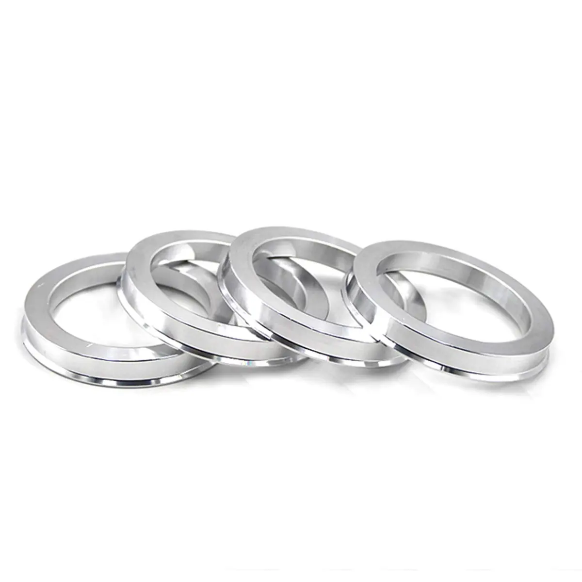 DCVAMOUS Alloy Aluminum Hub Centric Rings 72.6mm OD to 60.1mm ID | Eliminate Steering Wheel Vibration - main product image