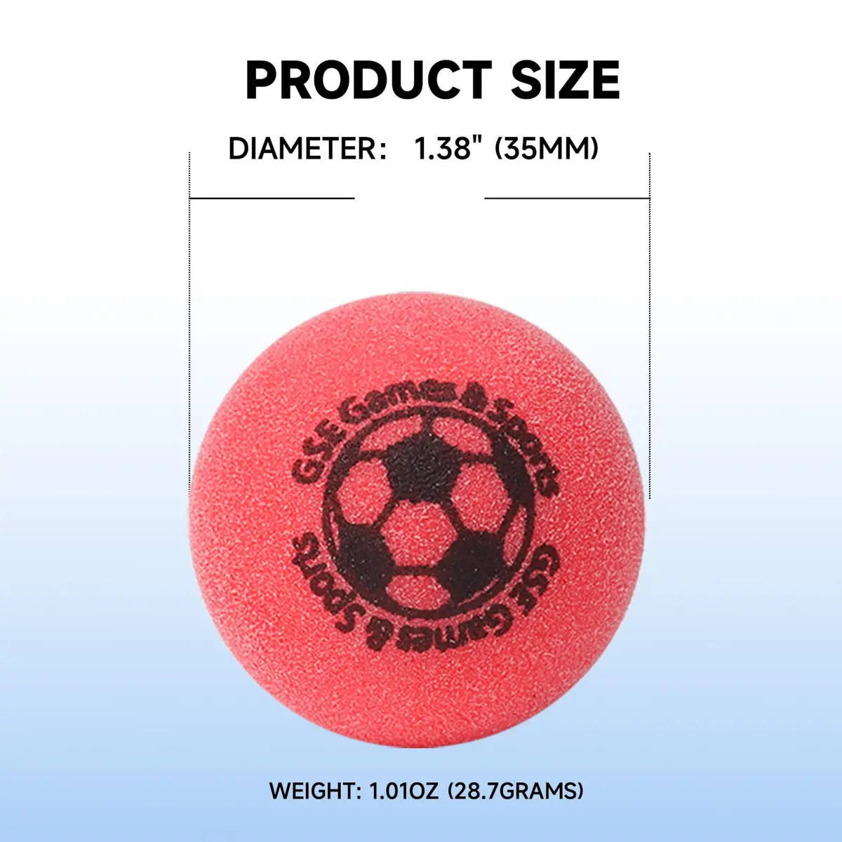 GSE Games & Sports Expert Foosball Balls 35mm (1.38") 12-Pack | Pure Urethane Tournament Balls - view 5