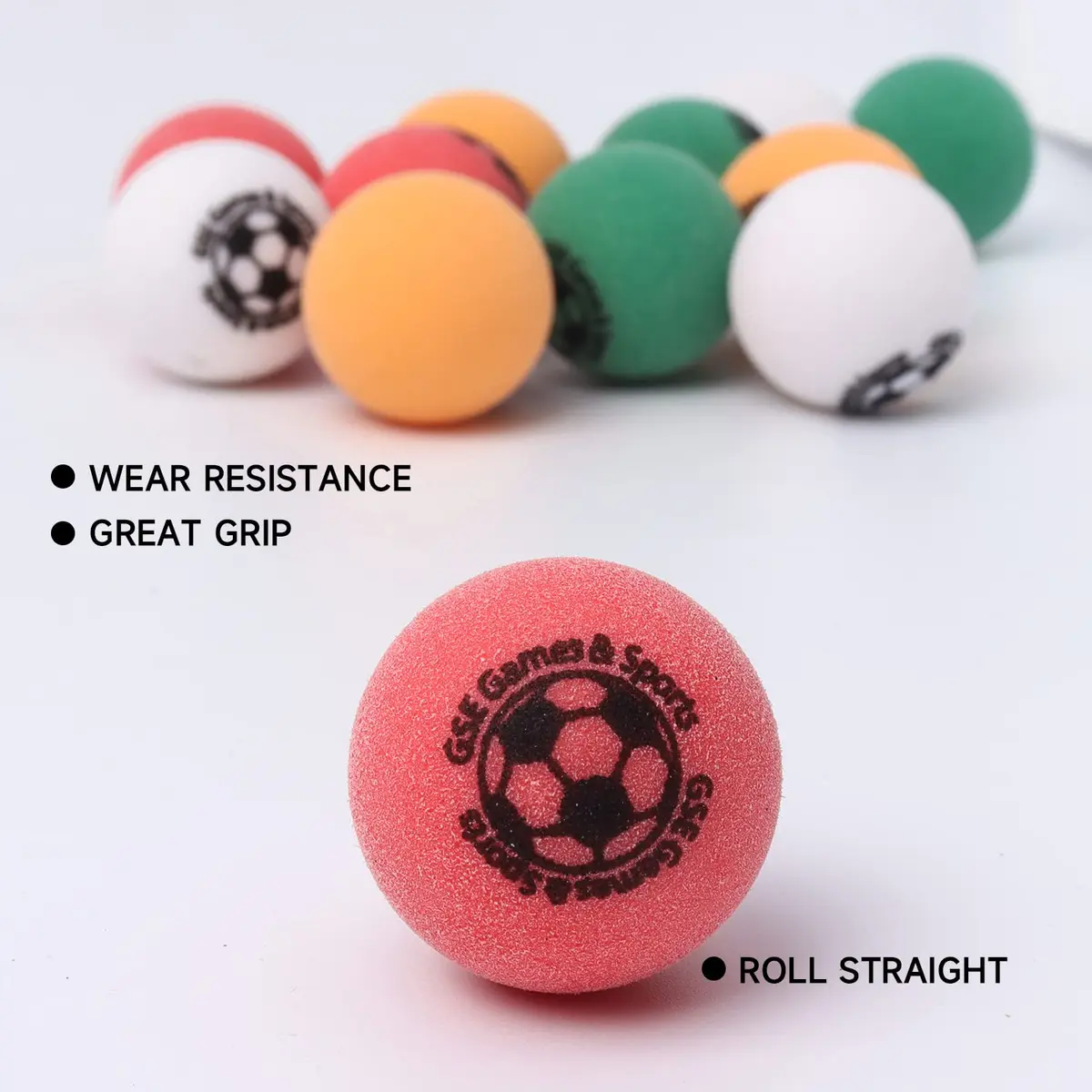 GSE Games & Sports Expert Foosball Balls 35mm (1.38") 12-Pack | Pure Urethane Tournament Balls - view 4