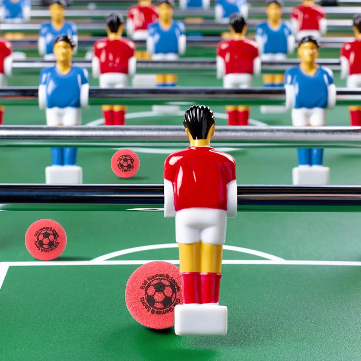 GSE Games & Sports Expert Replacement Foosball Balls, 35mm (1.38"), Red, 3-Pack | Durable, Control-Enhancing Mini Soccer Balls - view 6
