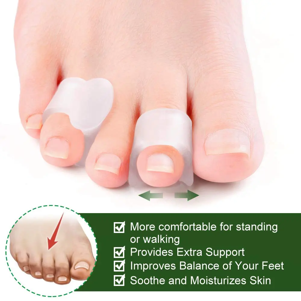 Welnove Gel Toe Separator Small Toe Cushions Pack of 12 | Prevents Rubbing & Reduces Pressure - view 6