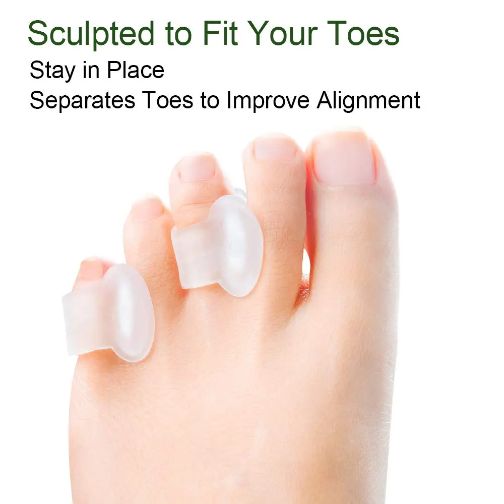 Welnove Gel Toe Separator Small Toe Cushions Pack of 12 | Prevents Rubbing & Reduces Pressure - view 4