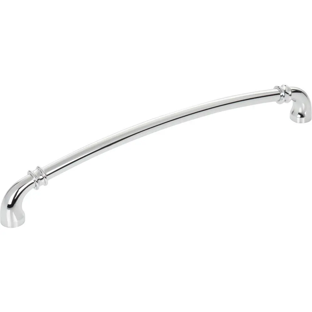 Jeffrey Alexander 224 mm Center-to-Center Polished Chrome Marie Cabinet Pull | Modern Zinc Handle - main product image
