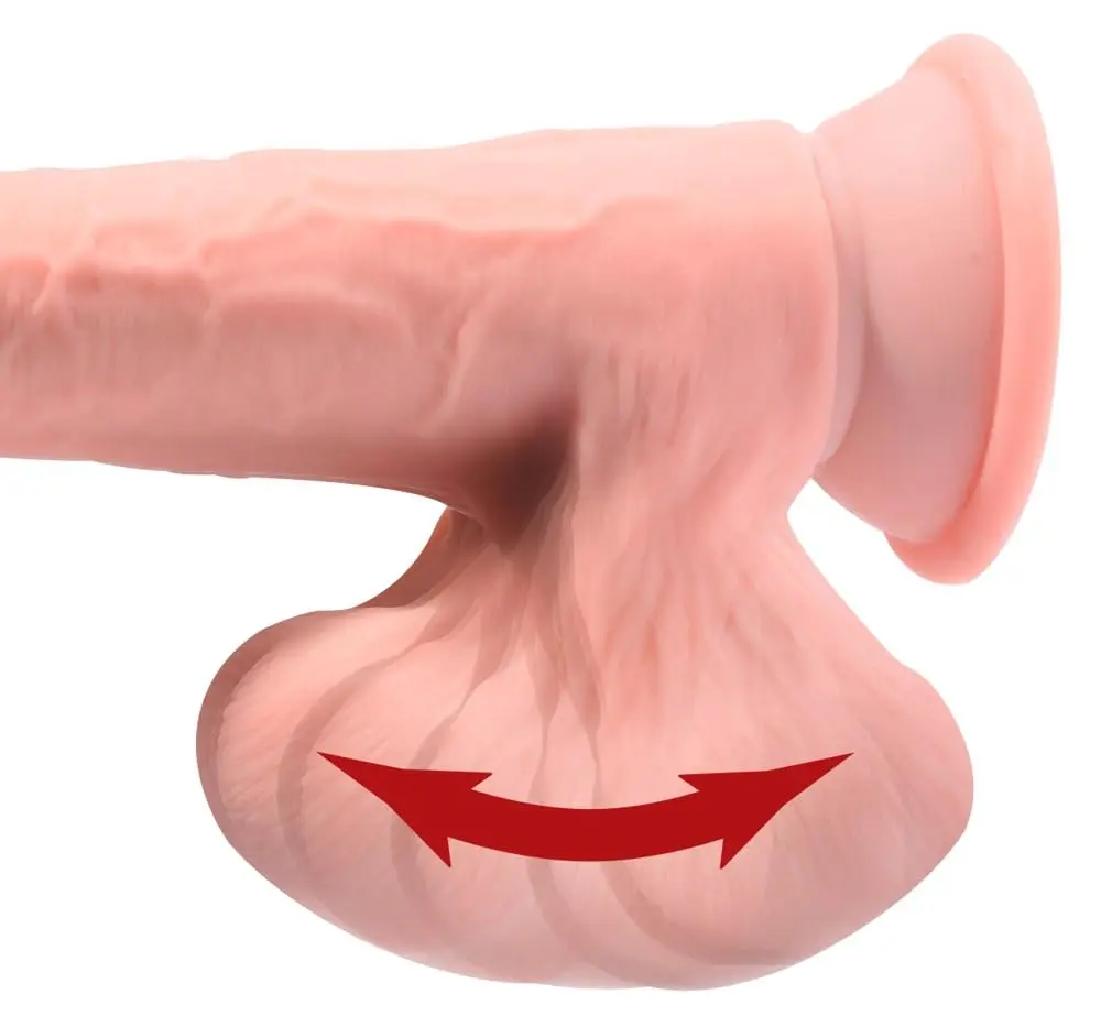 KING COCK Triple Density Realistic Strap-On Harness Compatible Cock 23cm (9in) | Vanilla - view 3