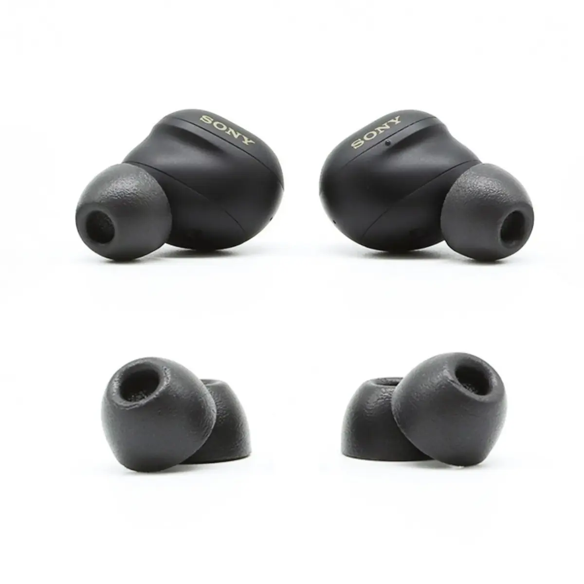Comply TrueGrip Black Memory Foam Ear Tips, Assorted S/M/L (3 Pairs) for Secure Fit - main product image