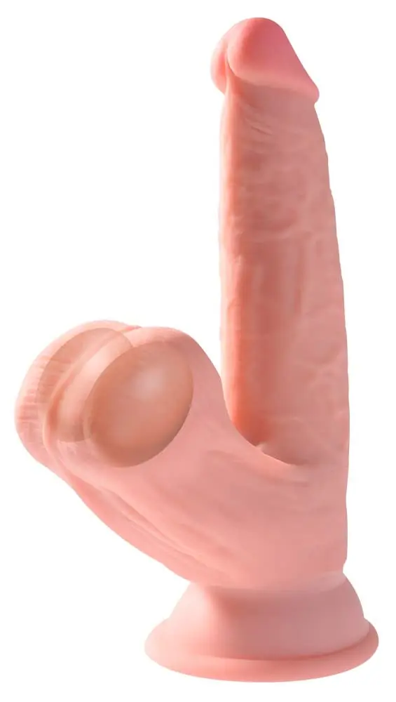 KING COCK 6" Triple Density Realistic Dildo with Swinging Balls | Water-Resistant, Hand Wash - view 2
